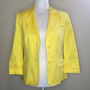 Alice + Olivia Blazer Yellow XS